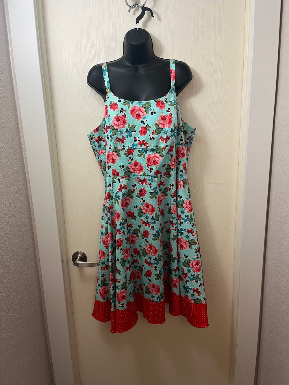 Disney Parks The Dress Shop Mickey and Minnie Mouse Floral Dress